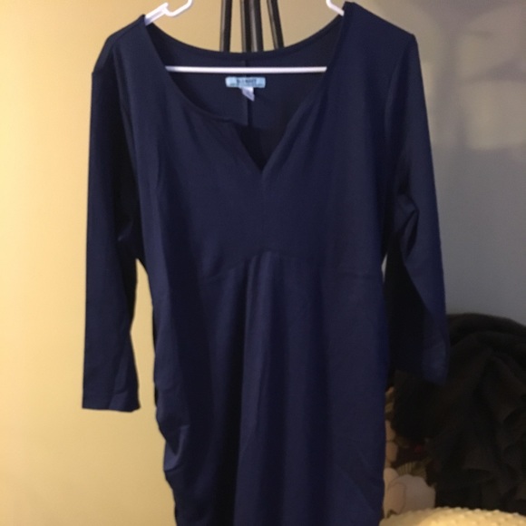 Old Navy Maternity Large Navy Blue Shift Dress - Picture 1 of 3